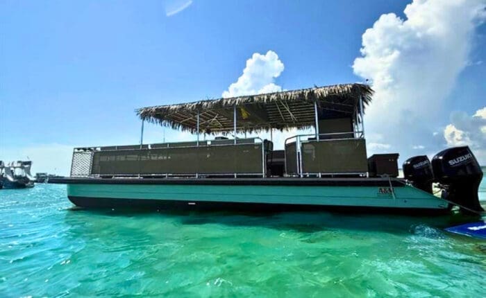 the tipsy tiki boat