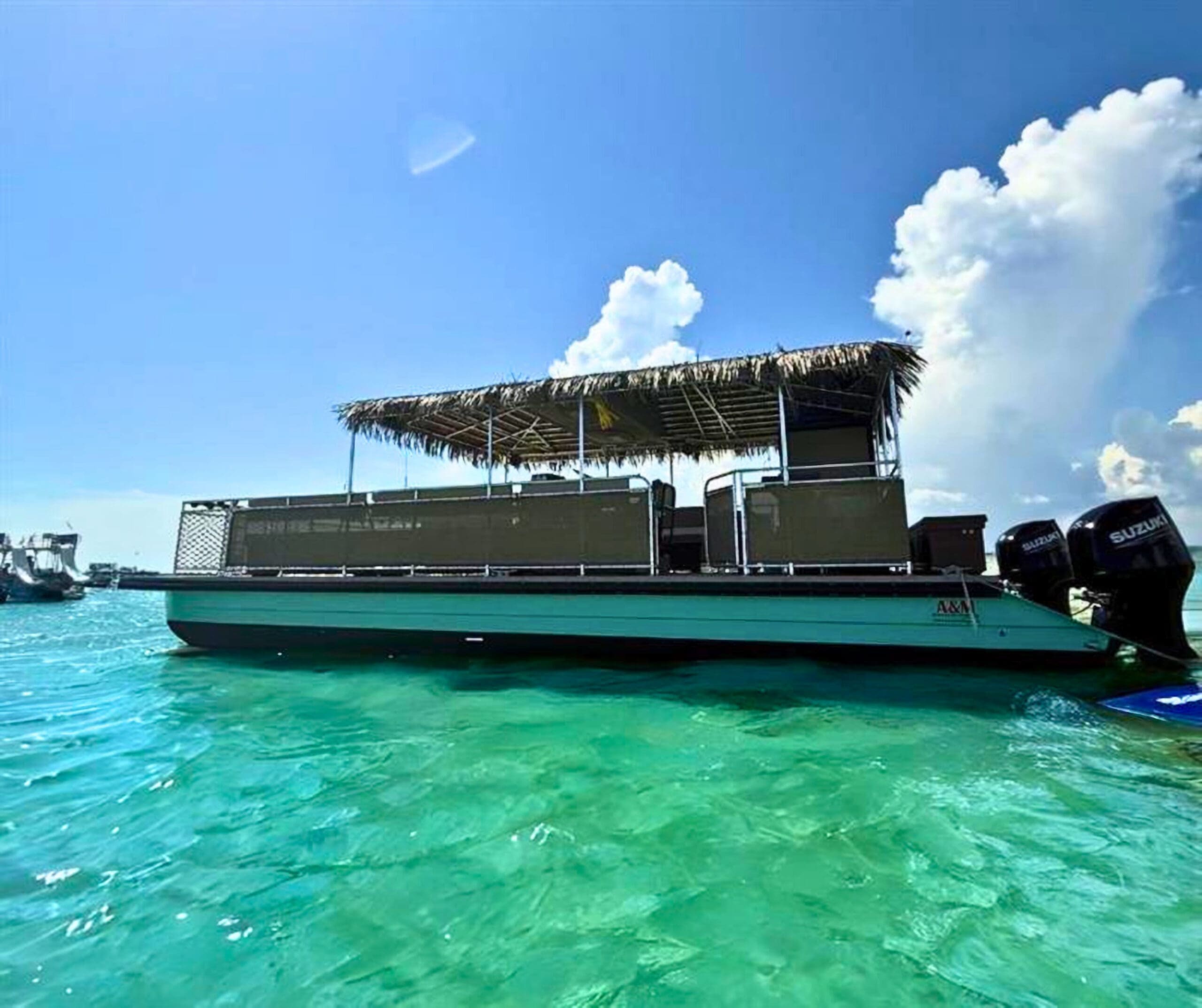 the tipsy tiki boat